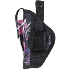 Bulldog Extreme Handgun Holster with Belt Loop and Clip for Sub Compact Autos with 2-3" Barrels Muddy Girl Pink Camo Ambi