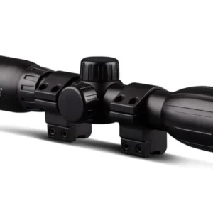 Konus KONUSFIRE 4x32mm Rifle Scope w/.22 Dovetail Mounting Rings 30/30 Reticle Black Matte