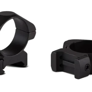Konus 2-Piece Steel Riflescope Rings 1" Medium - Matte Black