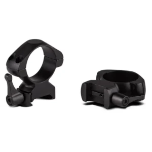 Konus 2-Piece Steel Riflescope Rings With Quick Release Lever 30mm High Matte Black