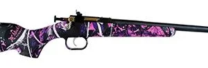 Keystone Crickett Rifle .22 LR Single Shot 16.125" Blued Barrel Synthetic Stock Muddy Girl