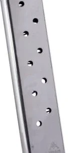 Mec-Gar 1911 Govt Handgun Magazine .45 ACP HT Nickel 10/rd