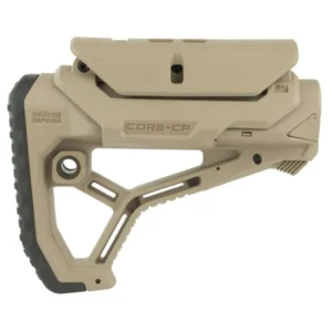 Fab Defense GL-CORE CP Buttstock with Adjustable Cheek-Rest for Milspec and Commercial Tubes FDE