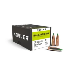 Nosler Ballistic Tip Hunting Bullets .30 cal .308" 165 gr SBT-BTIP 50/ct