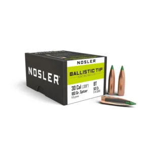 Nosler Ballistic Tip Hunting Bullets .30 cal .308" 180 gr SBT-BTIP 50/ct