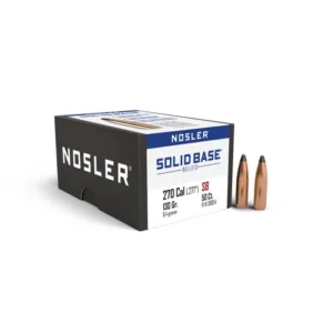 Nosler Solid Base Rifle Bullets .270 Cal .277" 130 gr 50/ct