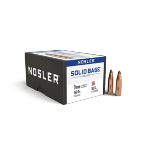 Nosler Solid Base Rifle Bullets 7mm .284" 140 gr 50/ct