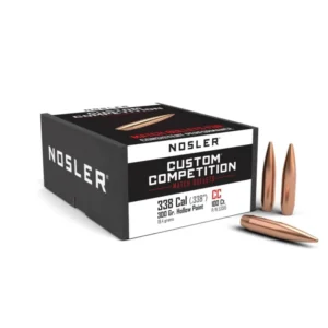 Nosler Custom Competition Rifle Bullets .338 cal .338" 300 gr HPBT 100/ct
