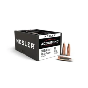 Nosler AccuBond Bullets .30 cal .308 165 gr SBT-ACB 50/ct