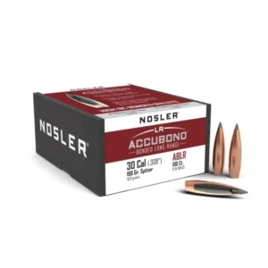 Nosler AccuBond Long Range Rifle Bullets .30 cal .308" 168 gr SPBT-ACB 100/ct