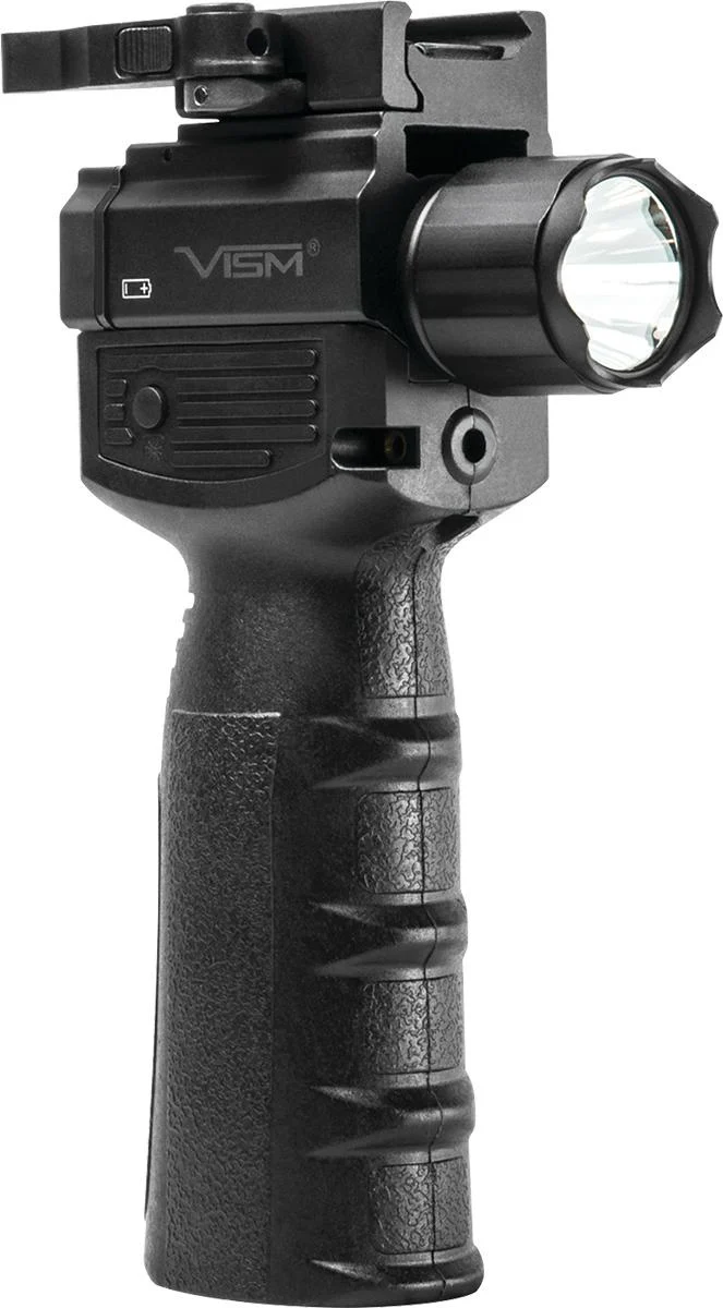 NcSTAR VISM Vertical Grip w/Strobe FlashLight & Red Laser Gen 2
