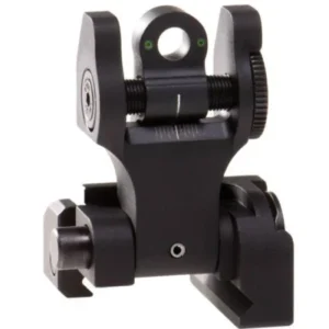 Troy Industries Rear Tritium Battle Sight - Black