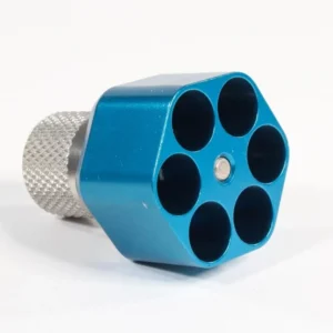 Pachmayr Aluminum Speedloader Ruger LCR SP101 327 Federal 6 Shot Blue