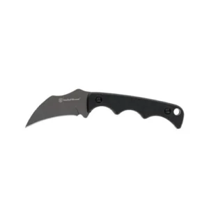 Smith & Wesson H.R.T. Karambit Neck Fixed Knife 2" Cleaver Blade Black with Nylon Sheath Blister
