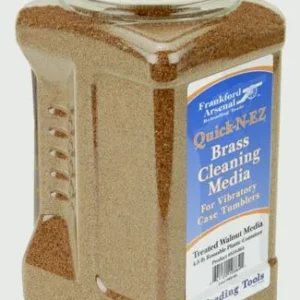 Frankford Arsenal Treated Walnut Hull Media In Reuseable Plastic Container 5 lbs