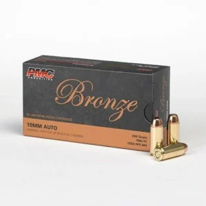 PMC Bronze Handgun Ammunition 10mm Auto 200 gr. FMJ 1050 fps 50/ct