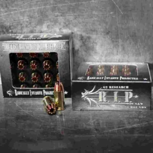 G2 Research R.I.P. Handgun Ammunition .40 S&W 115 gr HP 1080 fps 20/box