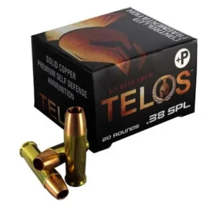 G2 Telos Handgun Ammunition .38 Spl(+P) 105 gr Frangible 1170 fps 20/ct