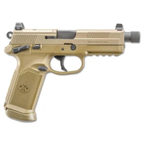 FN FNX-45 Tactical Handgun .45 ACP 15rd Magazines (2) 5.3" Threaded Barrel FDE Night Sights