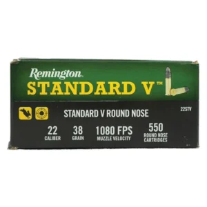 Remington Standard Velocity Rimfire Ammunition .22LR 36gr LRN 1080 fps 550/ct