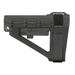 SB Tactical SBA4 5-Postion Adjustable Brace for AR-15 Stealth Grey