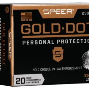 Speer Gold Dot Handgun Ammunition .357 Mag 158 gr HP 1235 fps 20/ct