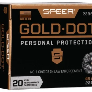 Speer Gold Dot Handgun Ammunition .45 ACP 230 gr HP 890 fps 20/ct