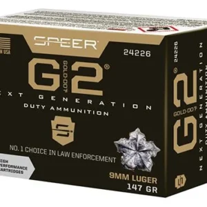 Speer Gold Dot Handgun Ammunition 9mm Luger 147gr G2 970 fps 20/ct