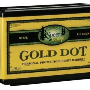 Speer Gold Dot Personal Protection Short Barrel Handgun Bullets .357 Mag .357" 110 gr GDHPSB 100/ct