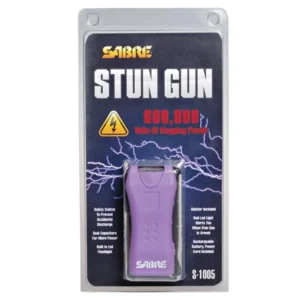 Sabre 600000 Volt Mini Stun Gun with LED - Light Purple