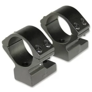 Talley Lightweight Alloy Scope Mounts - Black Anodized - 1" - Medium Knight MK 52 Tikka T3 and Tikka Master