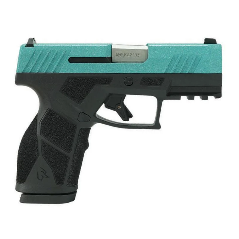 Taurus GX2 "Robin's Egg Blue Glitter" Handgun 9mm Luger 13rd Magazines (2) 3.38" Barrel Black Frame/Custom Slide