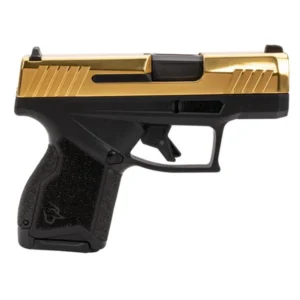 Taurus GX4 Handgun 9mm Luger 10rd Magazines (2) 3" Barrel Gold Slide and Black