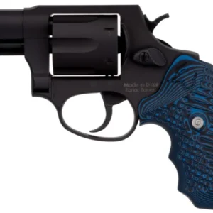 Taurus 856 Handgun .38 SPL 6rd Capacity 2" Barrel Black Frame VZ Black/Blue Cyclone Grip