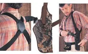 Uncle Mike's Sidekick Vertical Shoulder Holsters Fits 3-3/4" - 4 1/2" Brl Lg. Auto - RH