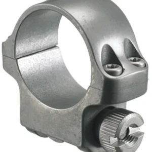 Ruger Steel Scope Ring - Single (3KTG) 1" Low .812" Height - Target Grey Stainless Finish