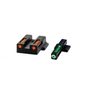 HIVIZ LiteWave H3 sight Orange/Green LitePipe/White front ring fits S&W M&P 9EZ models