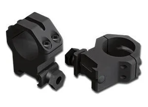 Weaver 4-Hole Skeleton Aluminum Scope Rings - Matte - 30mm Medium