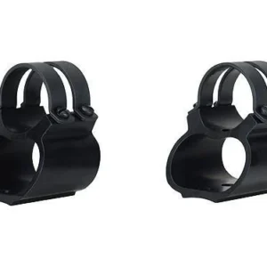 Weaver See-Thru Steel Lock Ringmount (Baseless System) - 1" Ruger 10/22 Black