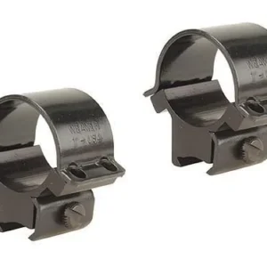 Weaver .22 Tip-Off Ringmount for 3/8" Grooved Receiver - 1" Sure Grip - Black