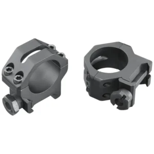 Weaver 4-Hole Tactical Picatinny Aluminum Scope Rings 1" Medium Matte