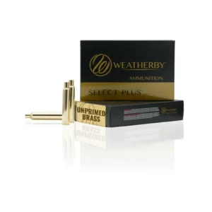 Weatherby Unprimed Brass Rifle Cartridge Cases 20/ct .270 Wby