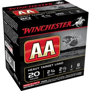 Winchester AA Target 20 ga 2-3/4" 1 oz #8 - 25/ct