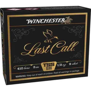 Winchester Last Call Waterfowl TSS Shotshells 410ga 3" 1/2oz 1350fps #9 10/ct