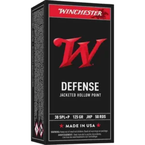 Winchester USA Handgun Ammunition .38 Spl+P 125 gr. JHP 945 50/ct
