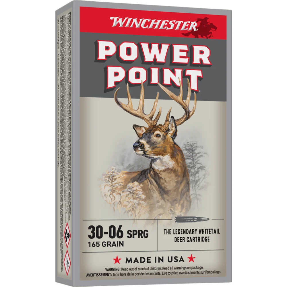 Winchester Super-X Rifle Ammunition .30-06 Sprg 165 gr. PSP 2800 fps 20/ct