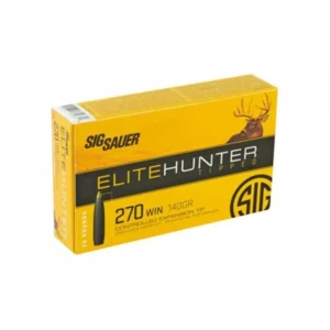Sig Suar Elite Tipped Hunting Rifle Ammunition .270 Win 140gr PT 2950 fps 20/ct