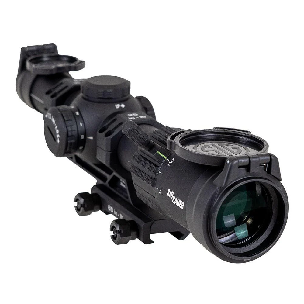 Sig Sauer Tango-MRS Rifle Scope 1-6x24 30mm SFP Hellfire FL-6 MOA Illum. Black with Mount