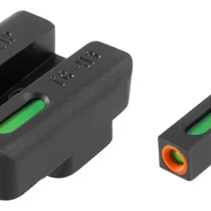 Truglo TFX Pro Tritium/Fiber-Optic Day/Night Sights Fit CZ 75 Series (Most Models) - Front Orange/Green Rear