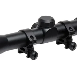 Truglo Trushot Rifle Scope w/Weaver Style Rings - 3-9x40mm  11.52-37.7' 3.15-3.94" Matte
